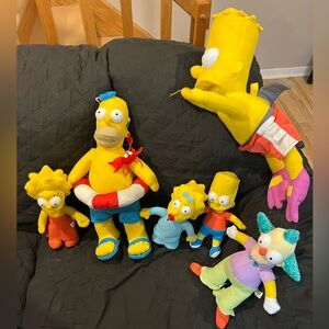 Simpsons Family Plush Toy Collection